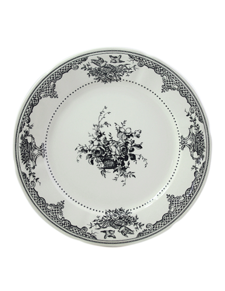 Set de 4 Platos Llanos Fleurs Depareillees