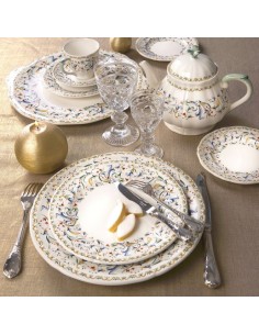 Set de 4 Platos Llanos Toscana 2