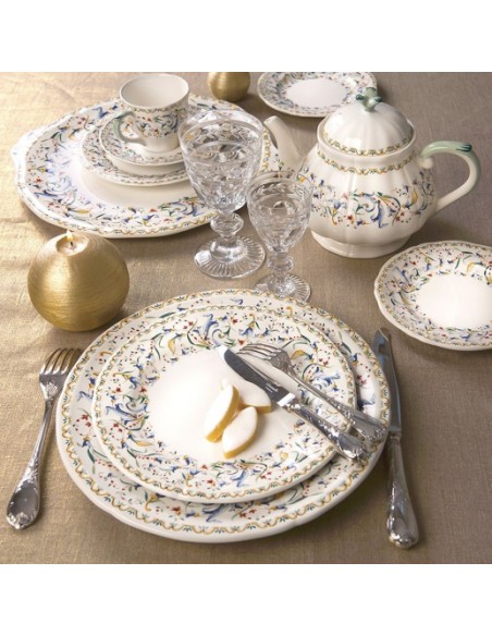 Set de 4 Platos Llanos Toscana