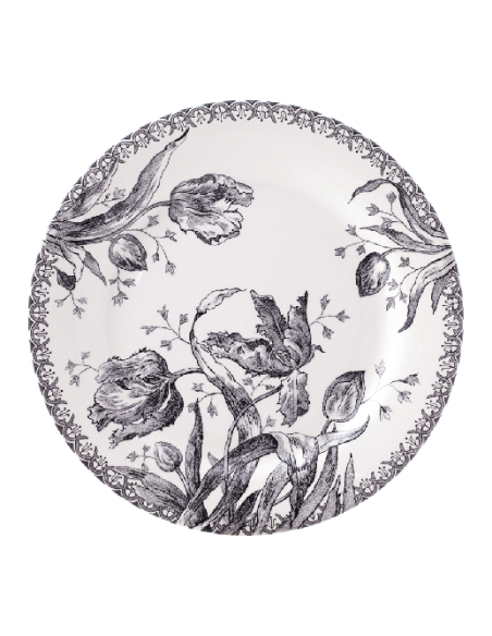 Set de 4 Platos Llanos Tulipes