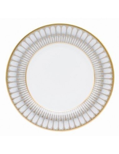 Plato de Postre Arcades Grey & Matte Gold