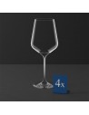 Set de 4 Copas de Vino Burdeos La Divina