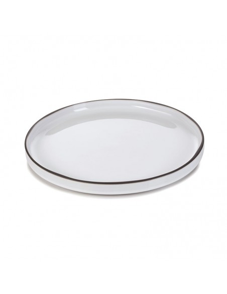 Plato Llano Caractère - Blanco