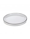 Plato Llano Caractère - Blanco