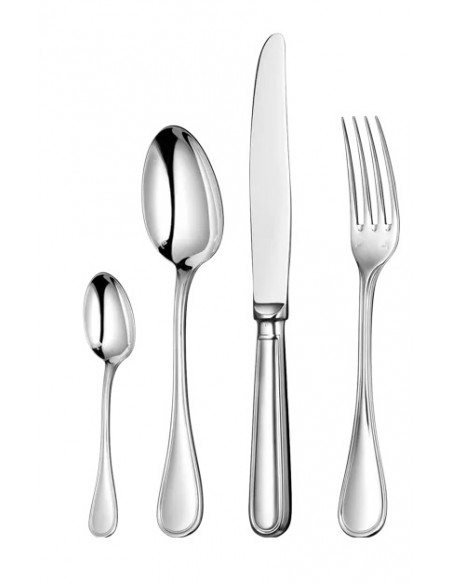 Set de 24 Puestos de Cubertería Albi - Plata