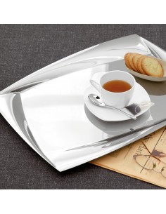 Bandeja Rectangular Lucy - Acero 2