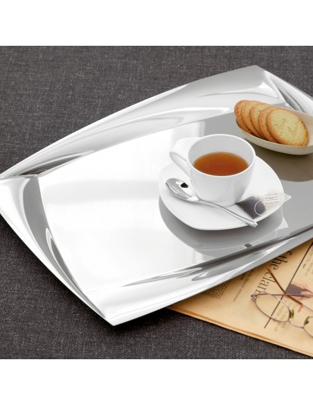 Bandeja Rectangular Lucy - Acero