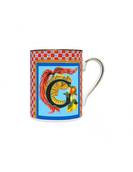 Taza Ortigia Letra G