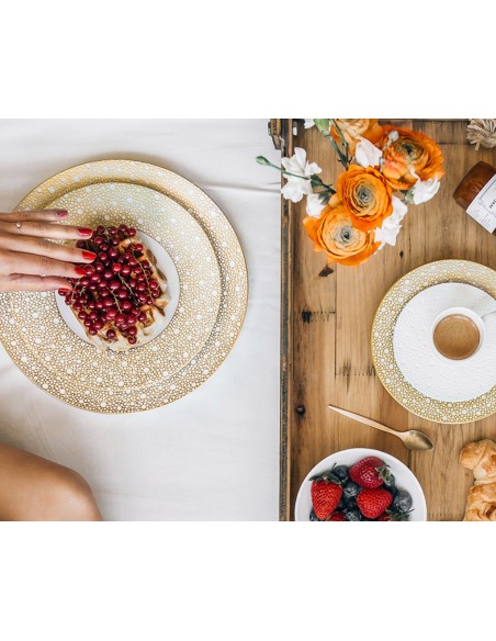 Plato de Postre Écume Mordoré