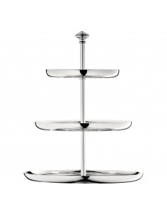 Entremesera 3 Bandejas Albi - Silver Plated