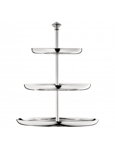 Entremesera 3 Bandejas Albi - Silver Plated