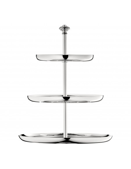 Entremesera 3 Bandejas Albi - Silver Plated