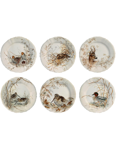 Set de 6 Platos de Postre Sologne