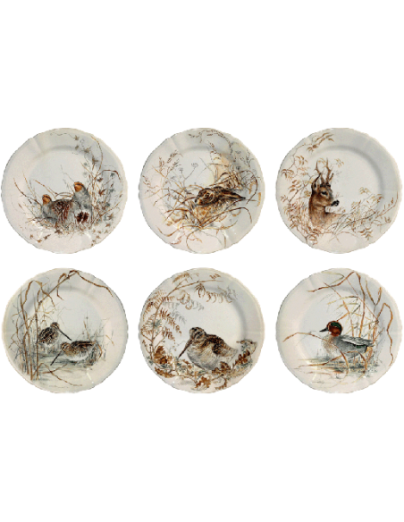 Set de 6 Platos de Postre Sologne