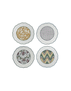 Set de 4 Platos de Postre Surtidos Dominoté