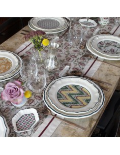 Set de 4 Platos de Postre Surtidos Dominoté 2
