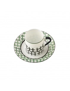 Set de Taza y Platillo Menta