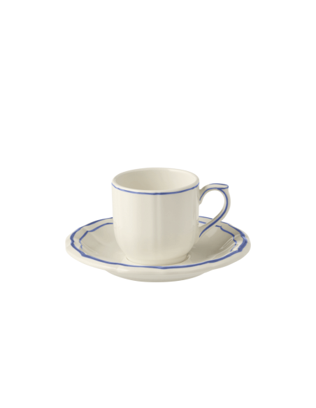 Set de 2 Tazas de Café Filet Bleu