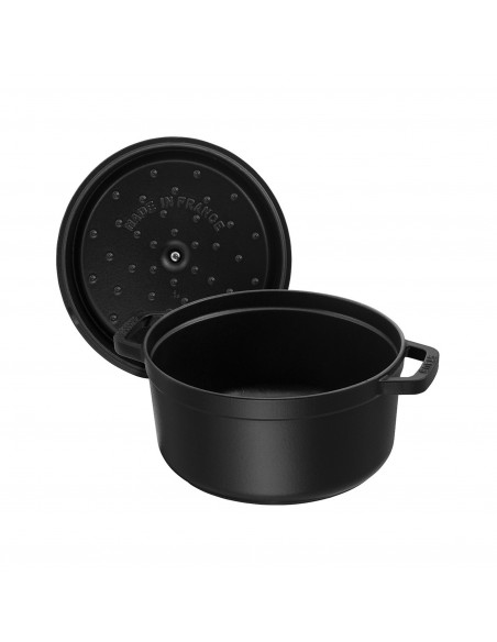 Olla Redonda Cocotte - Negro Mate