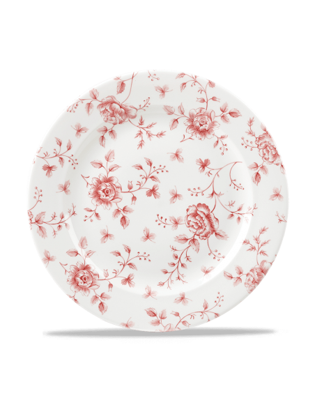 Plato Llano Cranberry Rose Chintz