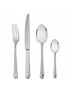 Set de 48 Piezas de Cubertería Aria Silver Plated