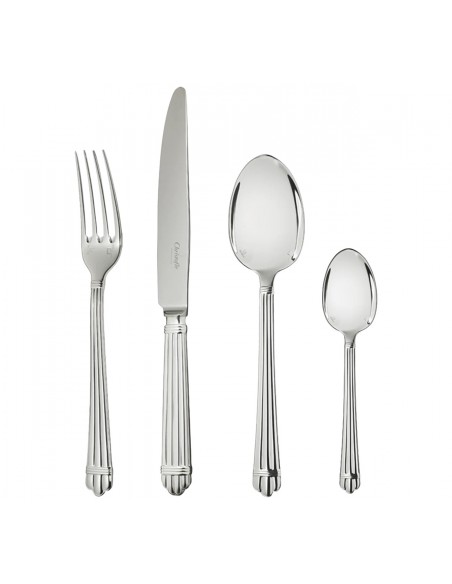 Set de 48 Piezas de Cubertería Aria Silver Plated