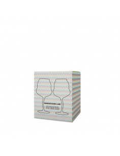 Set de 2 Copas de Cocktail Amarillo/Petrol & Rosa/Cielo 2