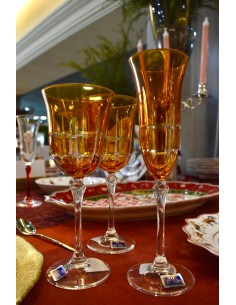 Set de 6 Copas Flauta River Amber Dark 2