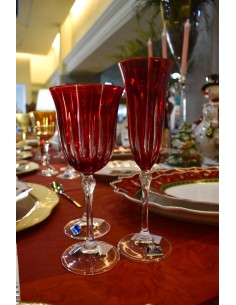 Set de 6 Copas de Agua Gema Divina Roja