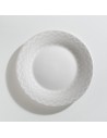 Set de 6 Platos de Postre Zig Zag - Blancos