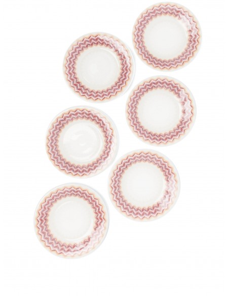 Set de 6 Platos de Pan Zig Zag Jarris