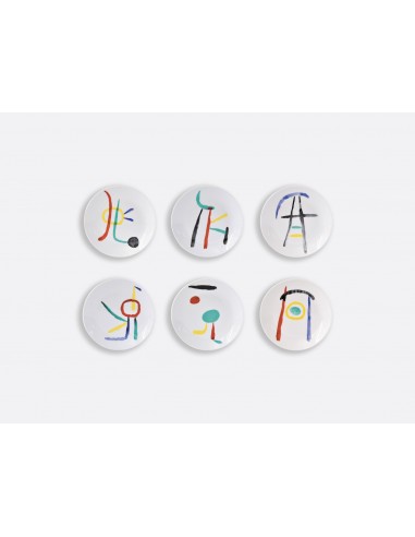 Set de 6 Platos de Pan Joan Miro