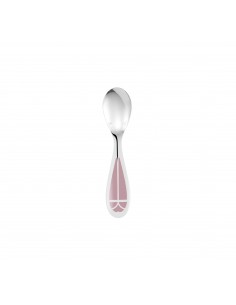 Cuchara Rose Quartz Talisman - Silver Plated