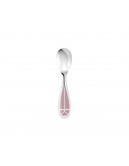 Cuchara Rose Quartz Talisman - Silver Plated