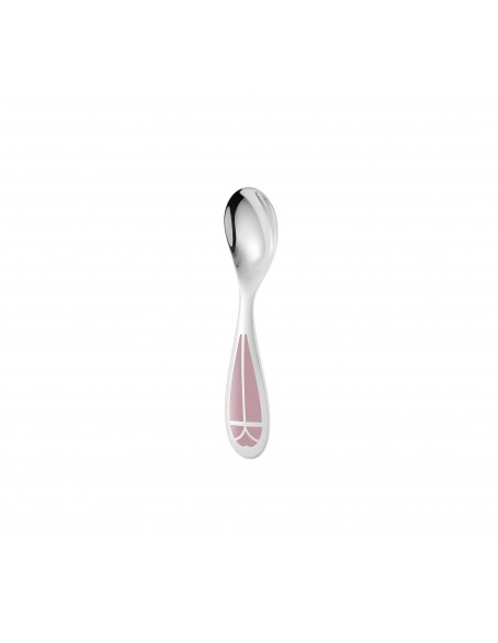 Cuchara Rose Quartz Talisman - Silver Plated