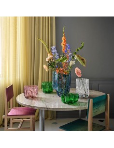 Florero Crackle - Verde Jade 2