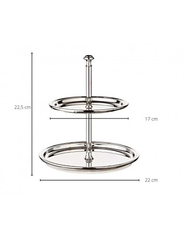 Alzata de 2 Niveles Etagere