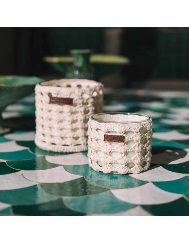 Vela Perfumada Macramé Figuier - M